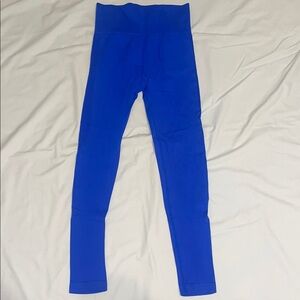 SHEIN Blue High-Waist Workout Leggings